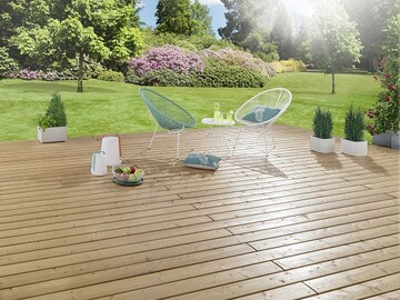 Die neuen Terrassenprofile von MOCOPINUS punkten mit modernen Formen und einem dauerhaft schnen Design. Sie sind mit einem lsemittelfreien Holzl bereits werkseitig veredelt. 