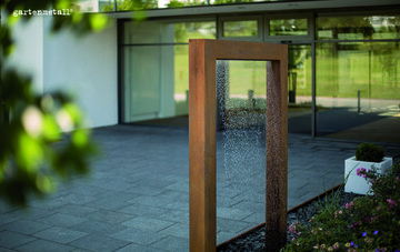 regen auf die sanfte Art: Das Wasserspiel AQUA RAIN von Gartenmetall