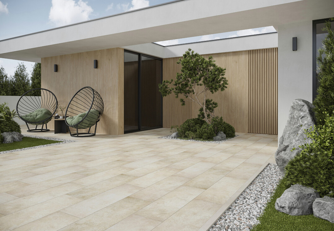 Der Terrassenziegel berzeugt insbesondere mit seiner Langlebigkeit. Auch nach vielen Jahren starker Beanspruchung im Auenbereich verndert er weder Farbe, Form noch Struktur.