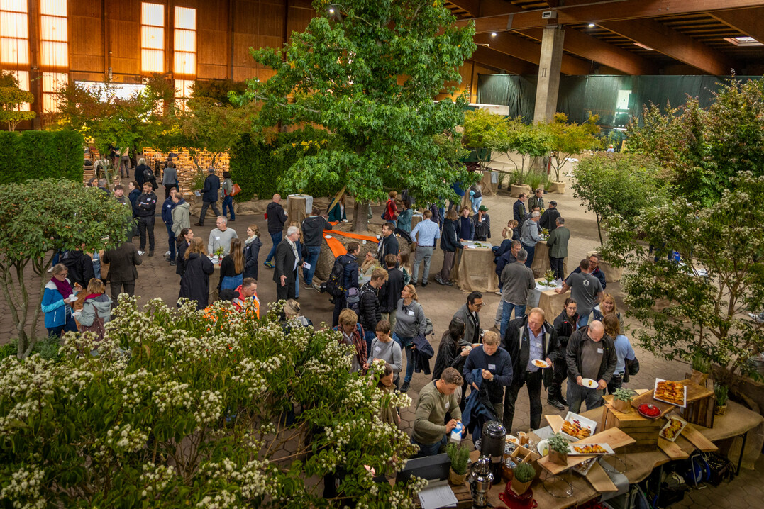Leider spielte das Wetter an dem Tag nicht mit und die Verköstigung fand nicht im Freien statt.