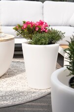 Der Blumentopf SHINING Classic POT ist eine blühende Lichtquelle mit Wow-Effekt.