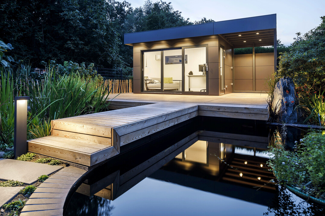 Die Mikroh�user von gartana erweitern den Wohnraum direkt auf dem eigenen Grundst�ck.