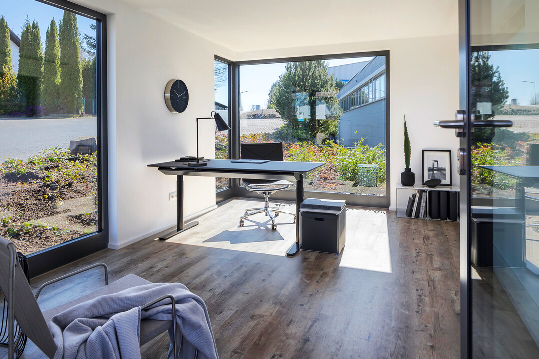 Der Raum l�sst sich flexibel f�r unterschiedliche Zwecke einrichten.