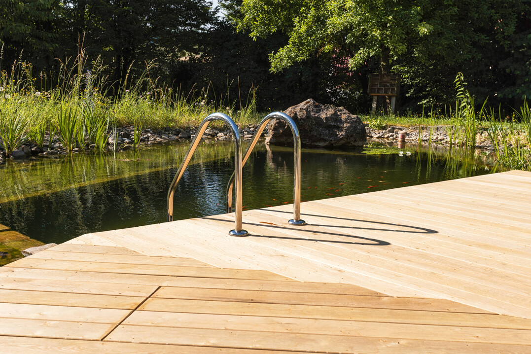 Terrassendielen aus heimischer Käfereiche