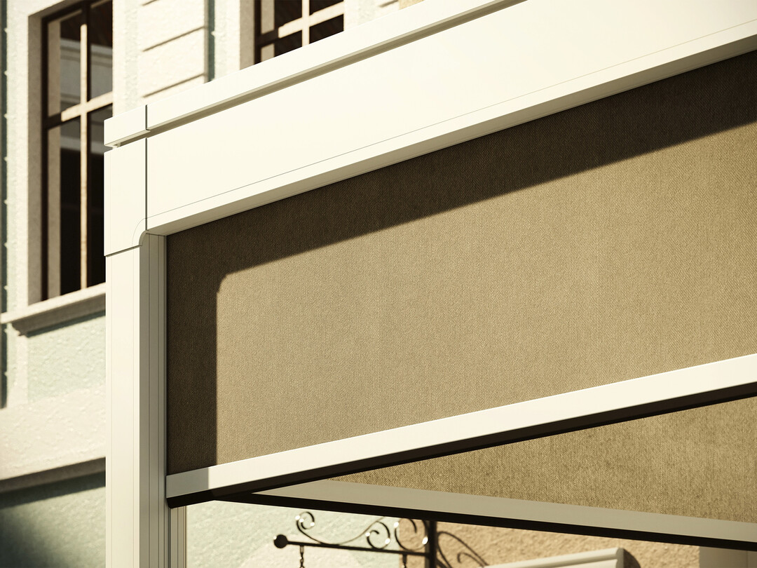 Individuelle Farbkombinationen, integrierbare Photovoltaikmodule sowie kombinierbare Seitenl�sungen aus Glas oder Textil erm�glichen ma�geschneiderte Outdoor-Konzepte.