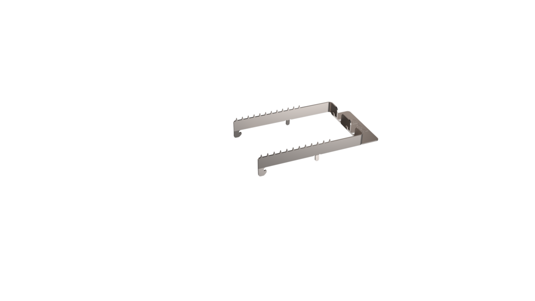Der Grad Clip Grip macht die Konstruktion noch sicherer gegen Verrutschen. Das Element ist aus hochwertigem Edelstahl fr einen dauerhaften Einsatz.