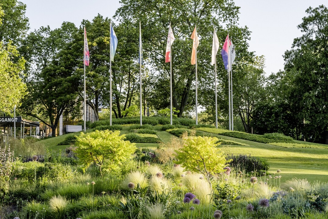 Der Luisenpark ist eines der beiden Bundesgartenschau-Gelnde in Mannheim. 