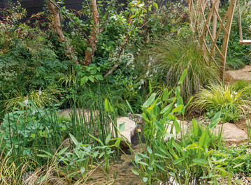 Der Guangzhou Garden zeigt eindrucksvoll, dass allein mit Blattstrukturen und -formen sowie unterschiedlichen Grntnen spannende Gestaltungen mglich sind.