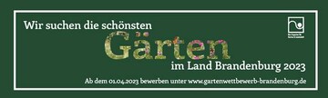 Die schnsten Grten im Land Brandenburg 2023 (vier Bewerbungskategorien)
