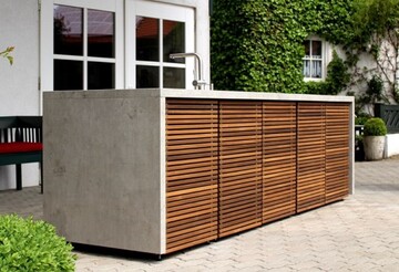 Jede CUBIC OUTDOOR KITCHEN ist ein Unikat - keine gleicht der anderen. 