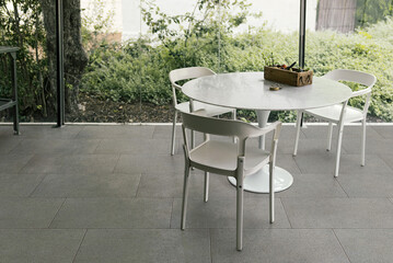 Die Gestaltungsplatte Velvet Seta Concrete von braun-steine