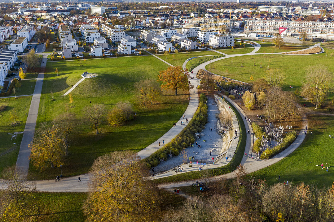 Westpark Augsburg: 1. Preis Kategorie Entwurf oder Konzept eines zeitgenssischen Parks oder Gartens